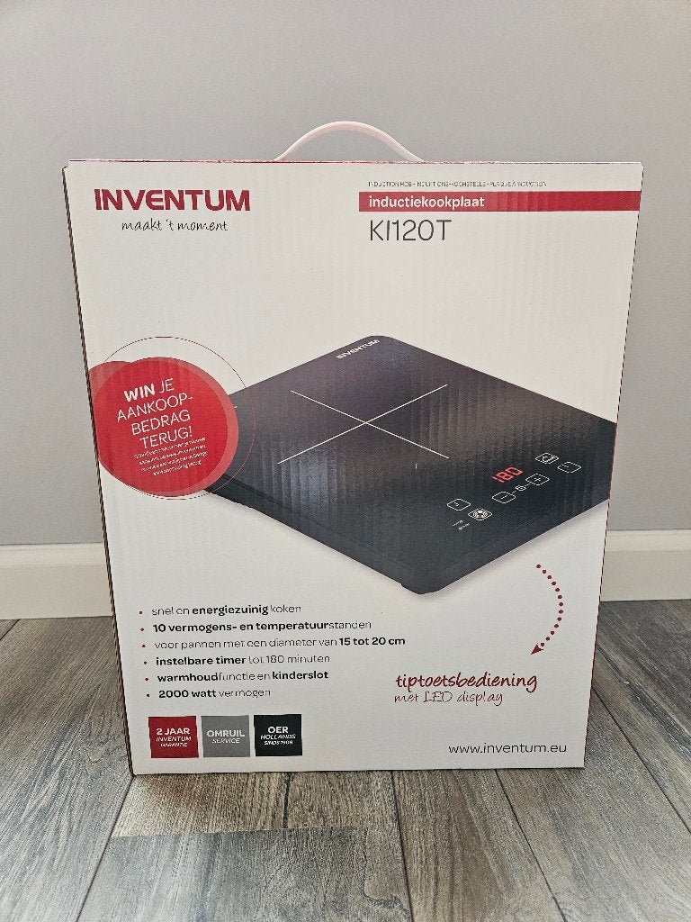 inductiekookplaat, Witgoed en Apparatuur, Kookplaten, Ophalen, 4 kookzones, Zo goed als nieuw, Inductie