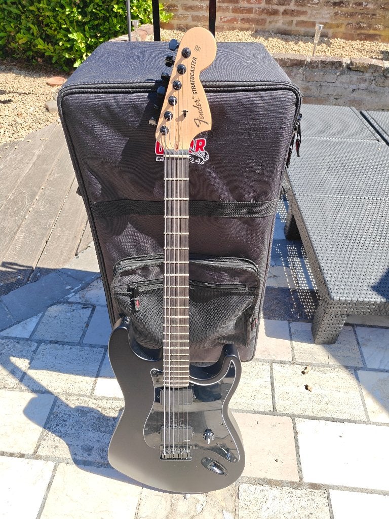 Fender USA stratocaster Jim Root signature, Ophalen, Zo goed als nieuw, Solid body, Fender