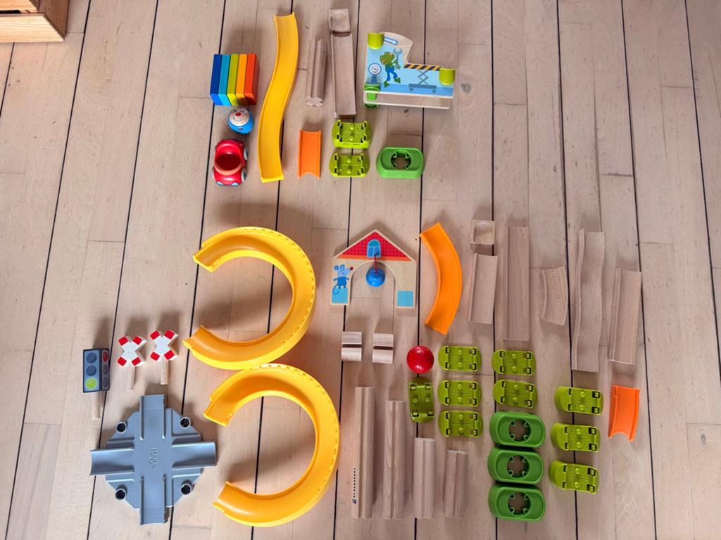 Haba Knikkerbaan Mix - Diverse Baandelen & Speciale Items, Kinderen en Baby's, Speelgoed | Houten speelgoed, Ophalen of Verzenden