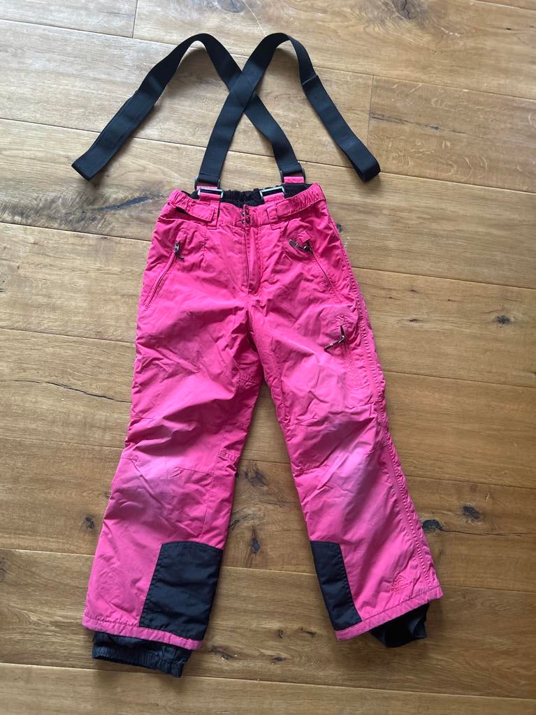 Kinder skibroek snowboardbroek maat 140 roze, Overige merken, Gebruikt, 100 tot 140 cm, Ophalen of Verzenden