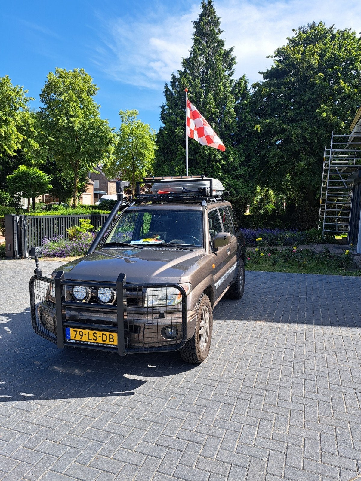 Mitsubishi Pajero pinin 2.0 GDI 5DRS 2003 Bruin, Auto's, Stof, 4 cilinders, Handgeschakeld, Particulier