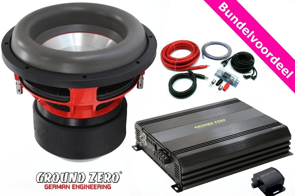 Ground Zero 30XMAX-6000.M1-50Q SPL Zware Set 5000W/3000Wrms, Auto diversen, ., Nieuw, Ophalen of Verzenden, .