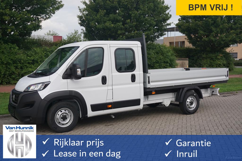 Fiat Ducato 35 Maxi DOKA 180PK L4 Open Laadbak BPM VRIJ Appl, Voorwielaandrijving, Gebruikt, Euro 6, 4 cilinders