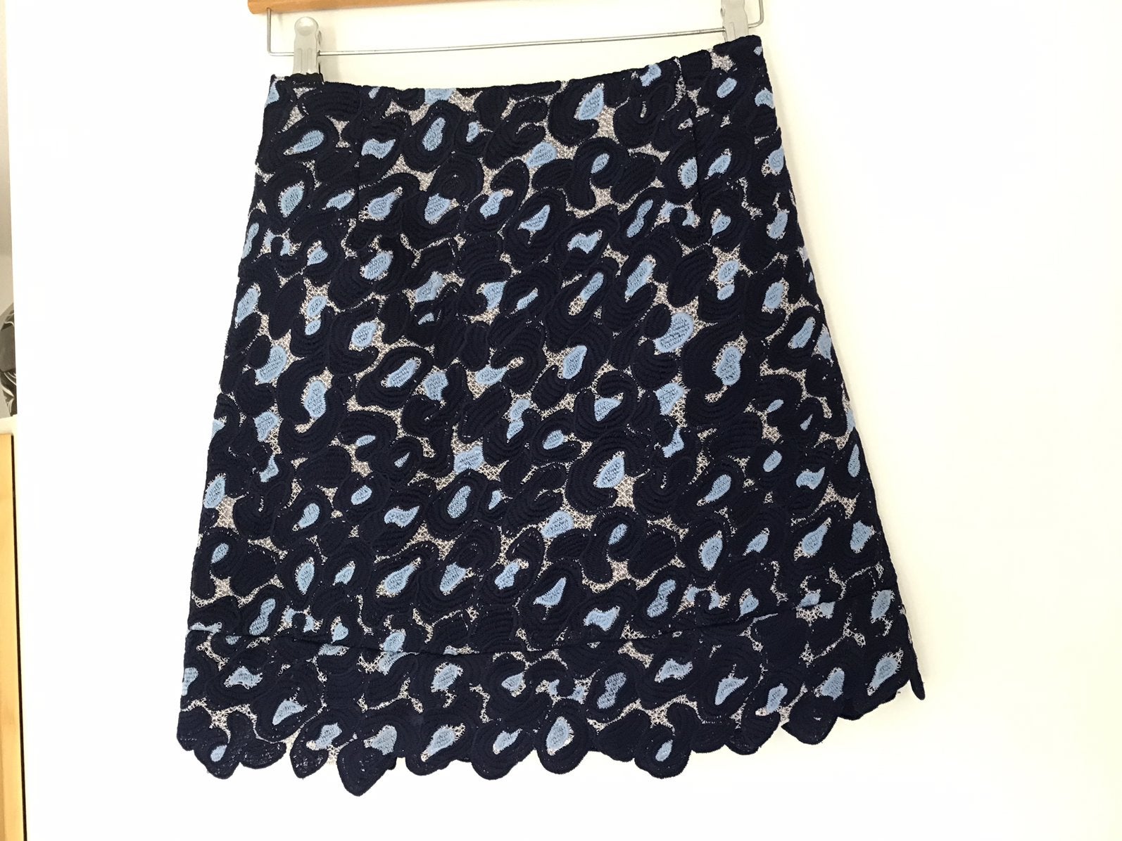 Sandro Paris rokje, blauw, ZGAN, Maat M, Maat 38/40 (M), Blauw, Sandro, Ophalen of Verzenden