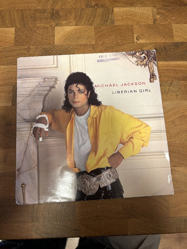Michael Jackson Liberian girl single, Ophalen of Verzenden, Gebruikt, Pop, Single