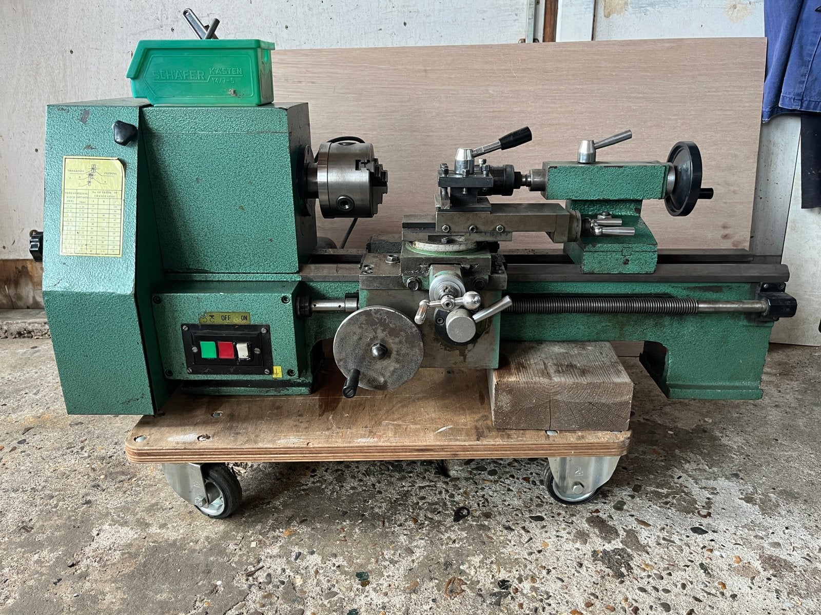 Draaibank Ferm350, Ophalen, Gebruikt, Metaaldraaibank, Minder dan 500 mm