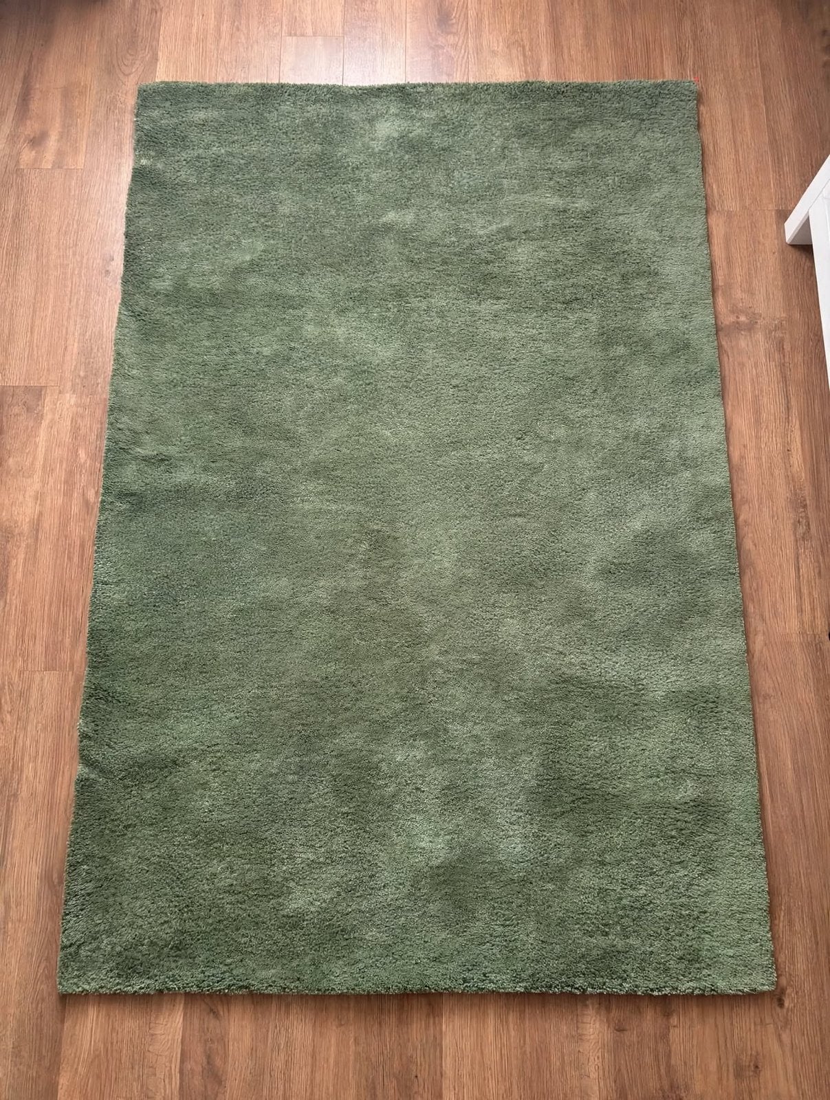 Zacht Hoogpolig Vloerkleed 240x170 cm - Mosgroen - €60, Huis en Inrichting, Ophalen, 150 tot 200 cm, 200 cm of meer, Zo goed als nieuw