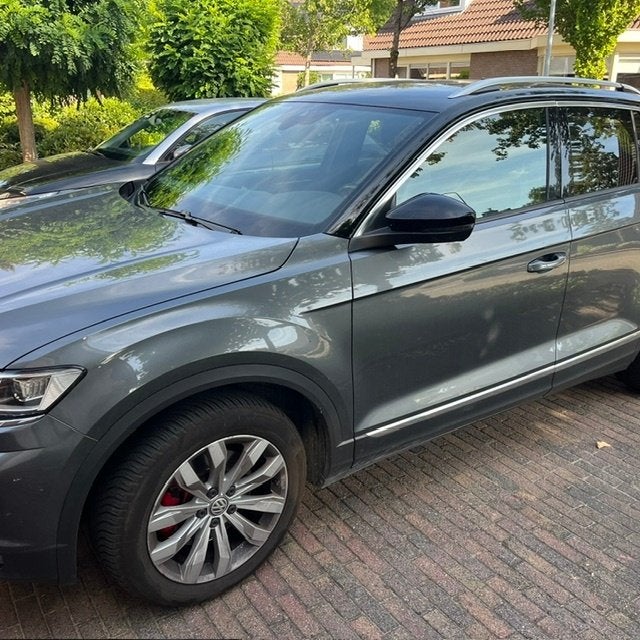 Volkswagen T-Roc 1.5 TSI 150pk 7-DSG 2019 Grijs, Auto's, 1498 cc, 4 cilinders, 150 pk, Leder en Stof