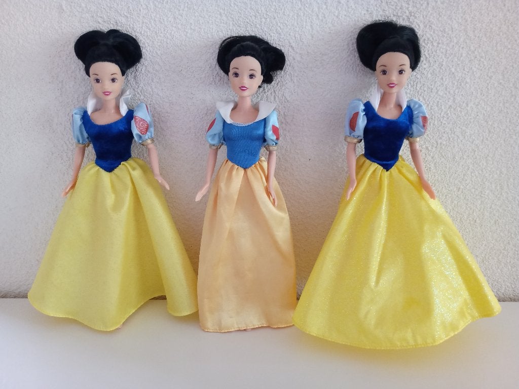 3 x Disney Princess - Snow White (SNEEUWWITJE), Ophalen of Verzenden, Gebruikt, Overige typen