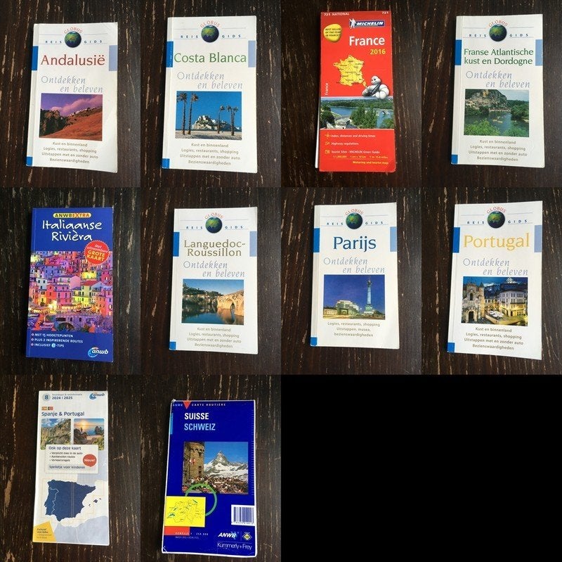 reisgids kaart anwb globus diverse partij 10 stuks, Boeken, Reisgidsen, Overige merken, Europa, Ophalen of Verzenden, Zo goed als nieuw