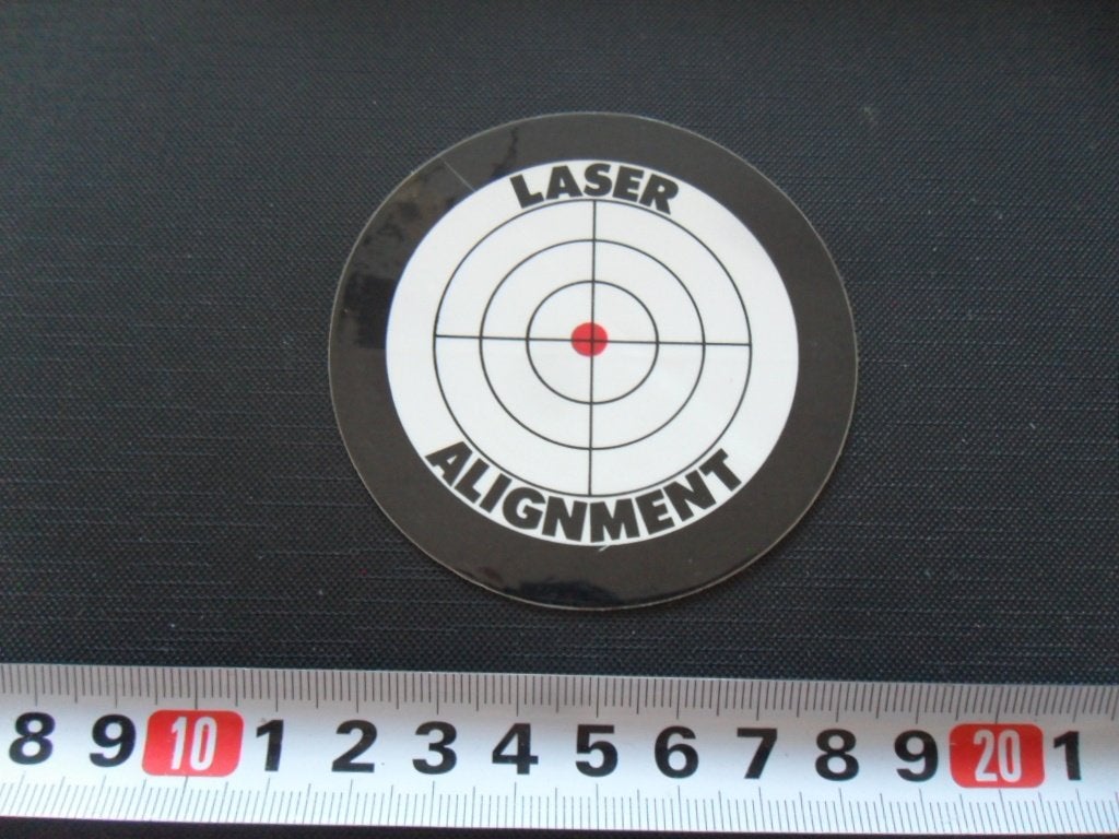 sticker LASER Alignment, Verzamelen, Stickers, Zo goed als nieuw, Ophalen
