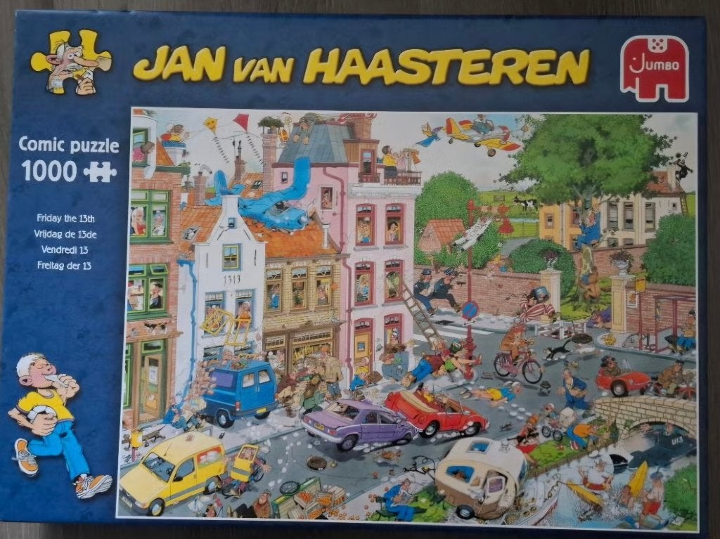 Jan van haasteren, Ophalen, 500 t/m 1500 stukjes, Zo goed als nieuw, Legpuzzel