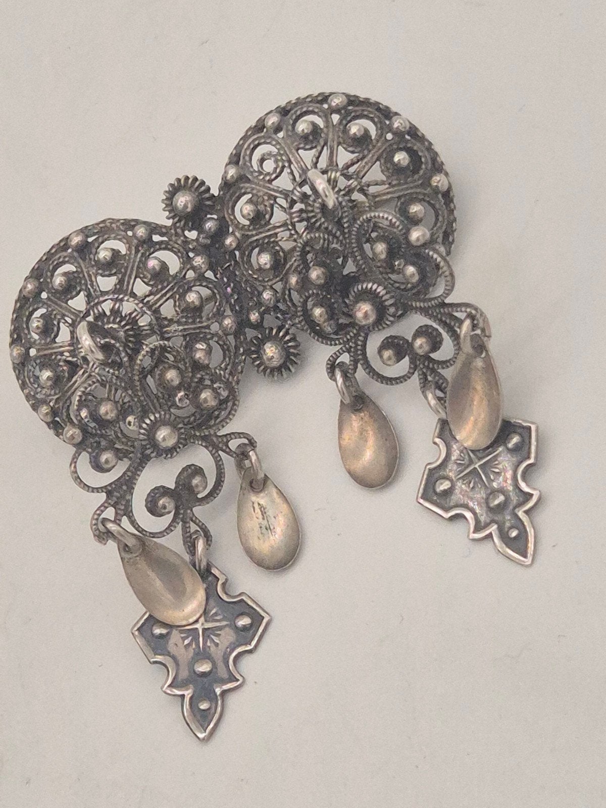 Ottar Hval Noorse Broche - Zilveren Trouwbroche, 4 tot 7 cm, Gebruikt, Verzenden, Zilver