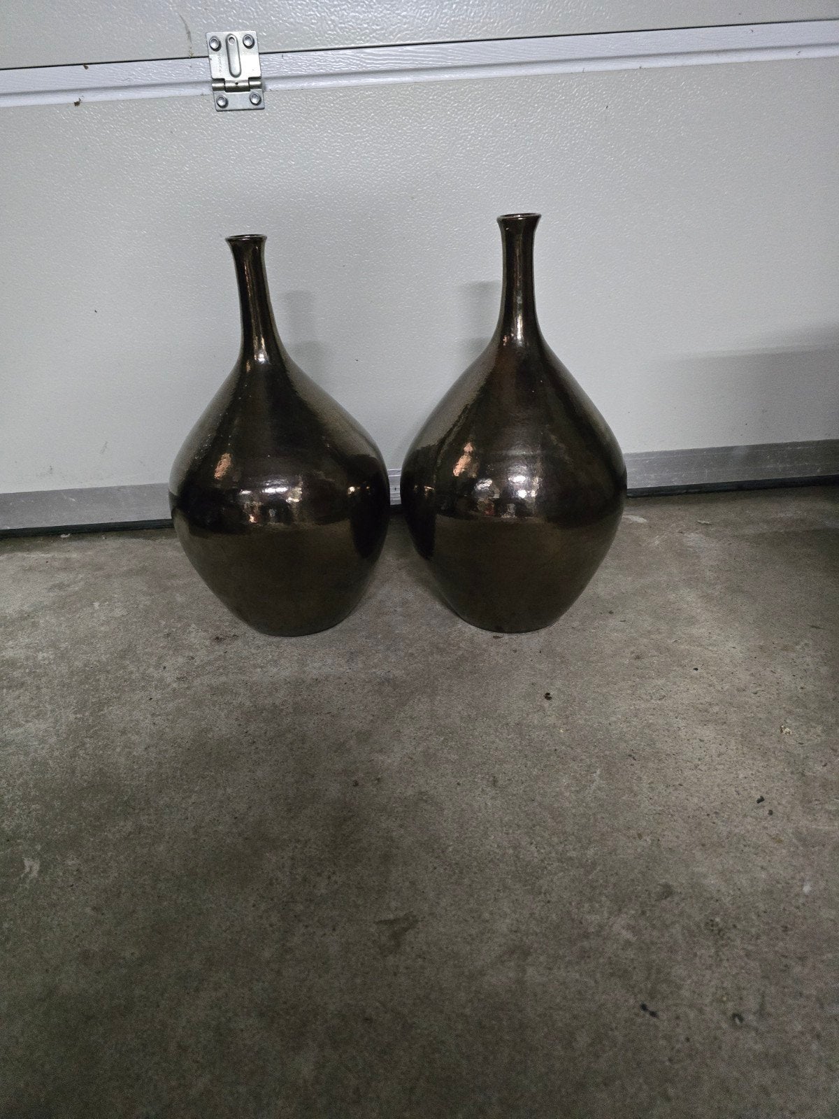 Set van 2 bronzen zware vazen, Ophalen