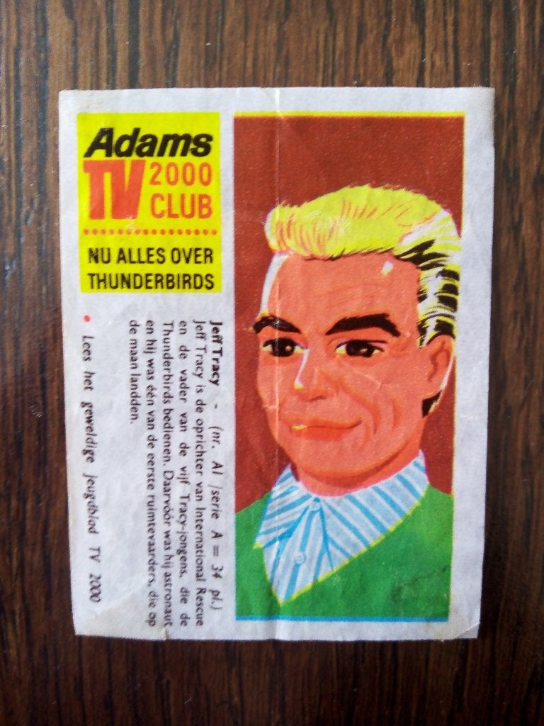 thunderbirds nr.A-1*1966*adams serie tv 2000 club-J.Tracey, Alle leeftijden, Ophalen of Verzenden, Gebruikt, Science Fiction en Fantasy