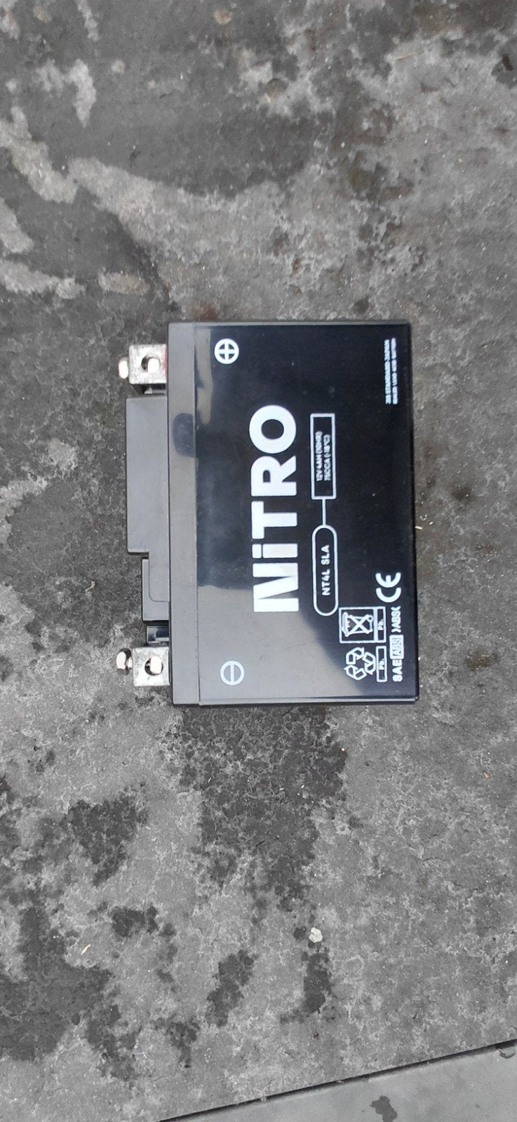 Nitro Scooter Accu 12V 4Ah (NT4L-BS), Fietsen en Brommers, Ophalen of Verzenden, Overige typen, Overige merken