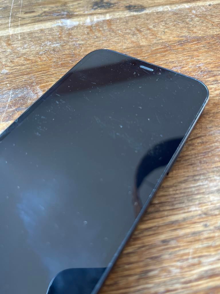 Gebruikte iPhone 12 met krassen, Telecommunicatie, Mobiele telefoons | Apple iPhone, Gebruikt, 89 %, Zwart, Ophalen of Verzenden