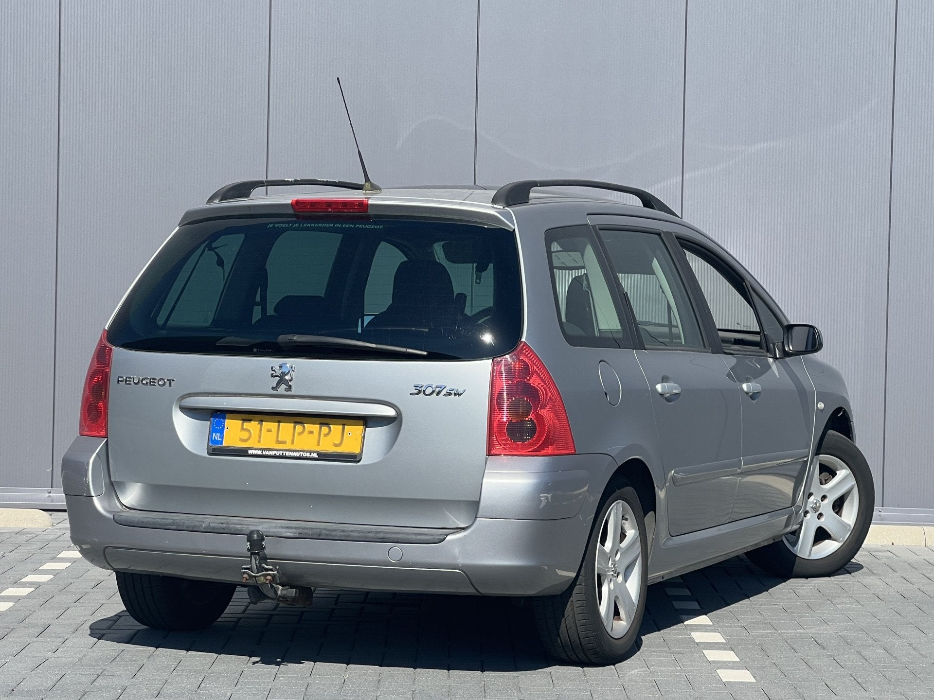 Peugeot 307 SW 2.0 16V | Airco | Cruise | Trekhaak, Auto's, Voorwielaandrijving, 1330 kg, Gebruikt, Zwart