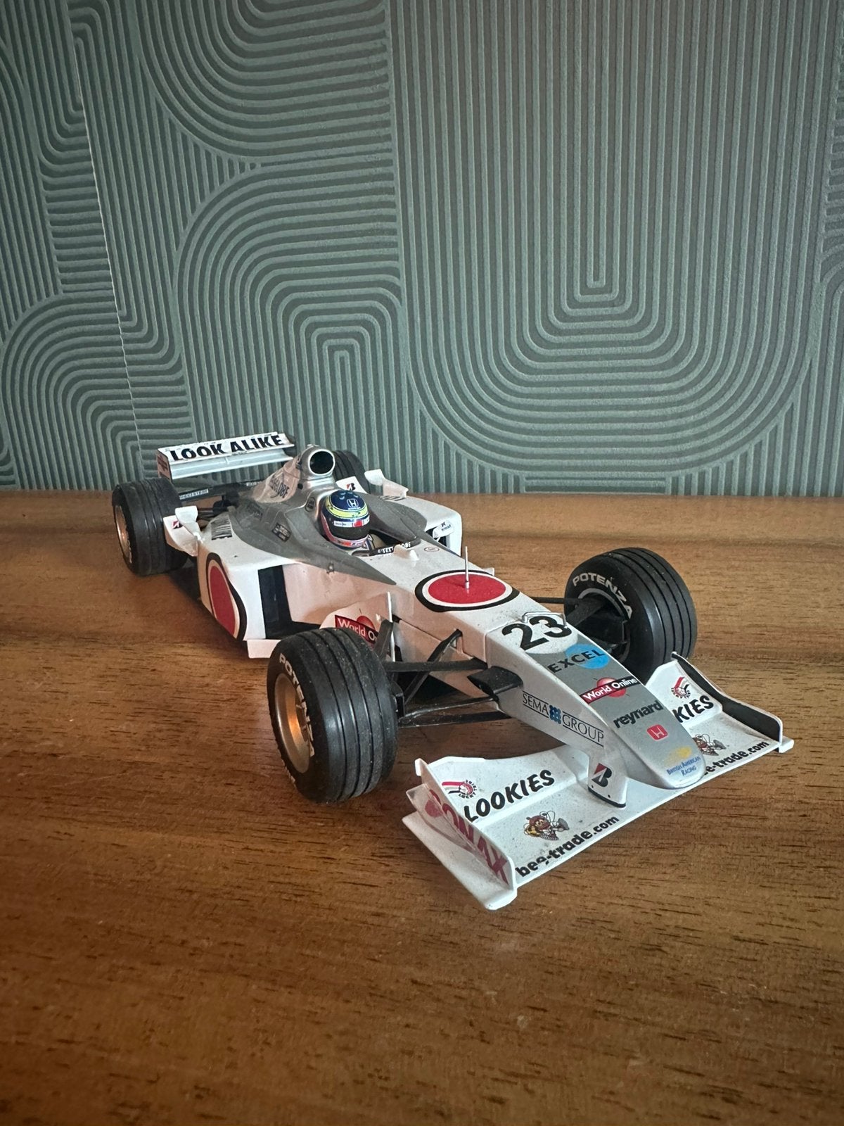 Minichamps 1:18 - BAR Honda 02 F1 2000 #23 R. Zonta, Hobby en Vrije tijd, Modelauto's | 1:18, Ophalen of Verzenden, Gebruikt, Auto