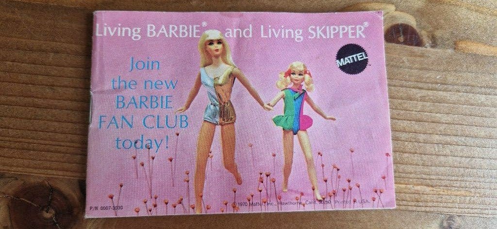 Origineel Barbie boekje 1970, Ophalen of Verzenden, Gebruikt, Accessoires