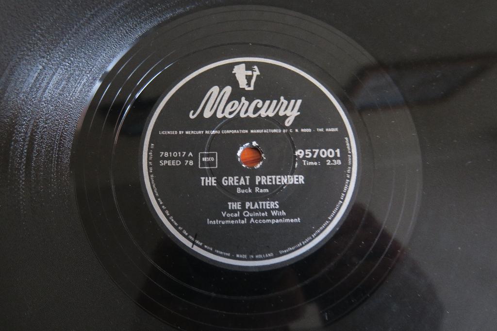The Platters The Great Pretender Only You 78 toeren 78rpm, Gebruikt, 10 inch, Voor 1960, Overige typen