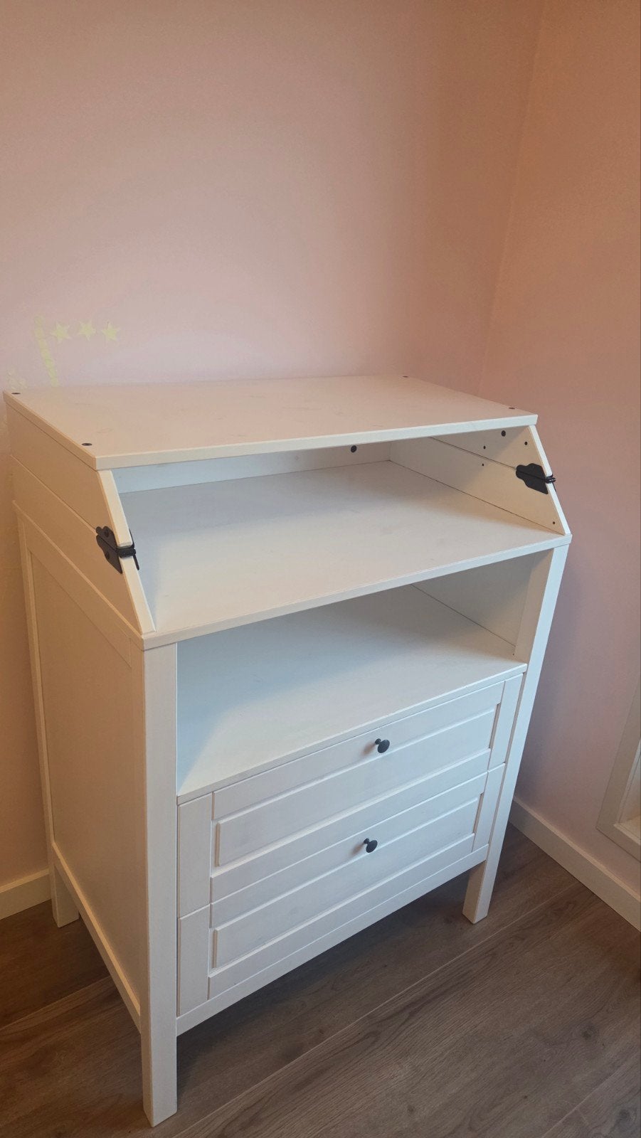 Ikea SUNDVIK Commode/ladekast wit 78x79x99 cm, Ophalen, Gebruikt, 70 cm of meer, 75 tot 100 cm