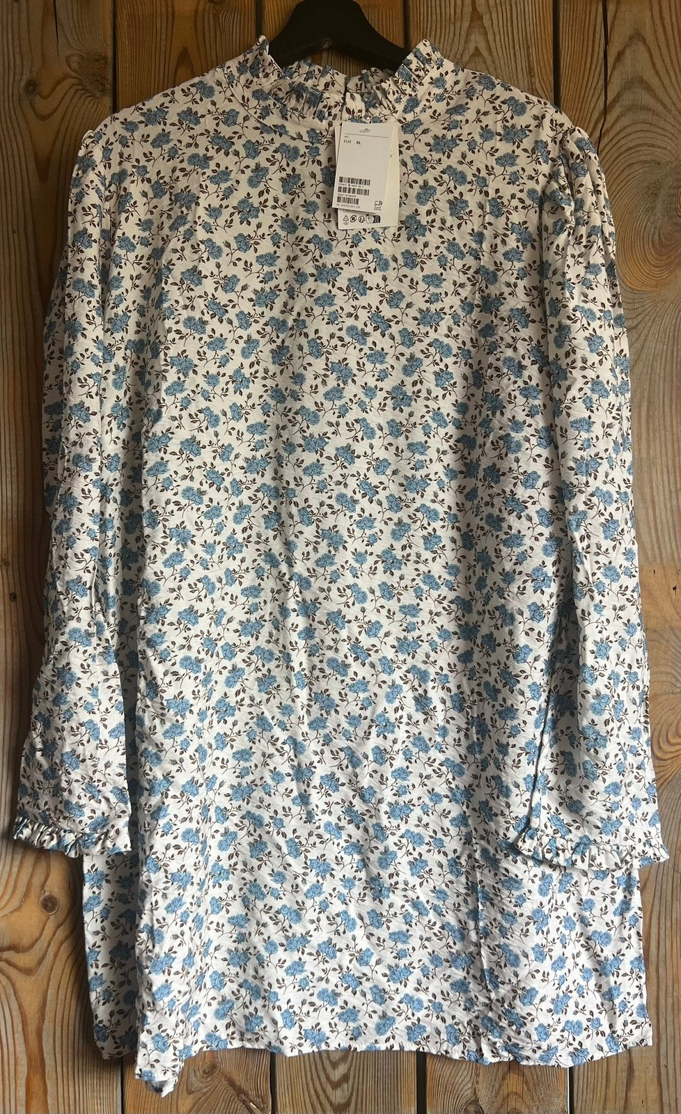 Nieuwe witte bloemetjes jurkje H&M maat XL, Ophalen of Verzenden, Nieuw