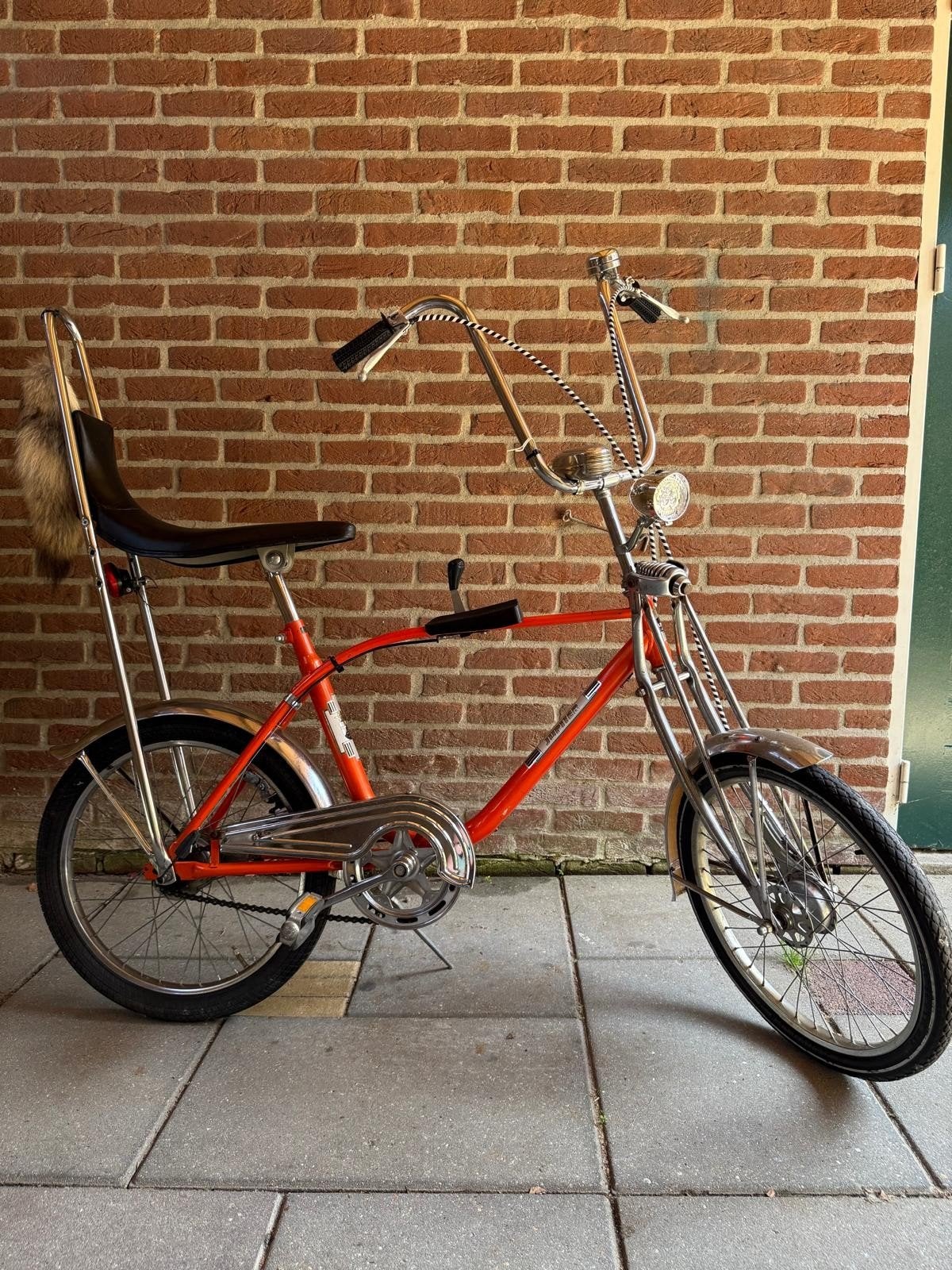 Bonanza fiets jaren '70, Ophalen