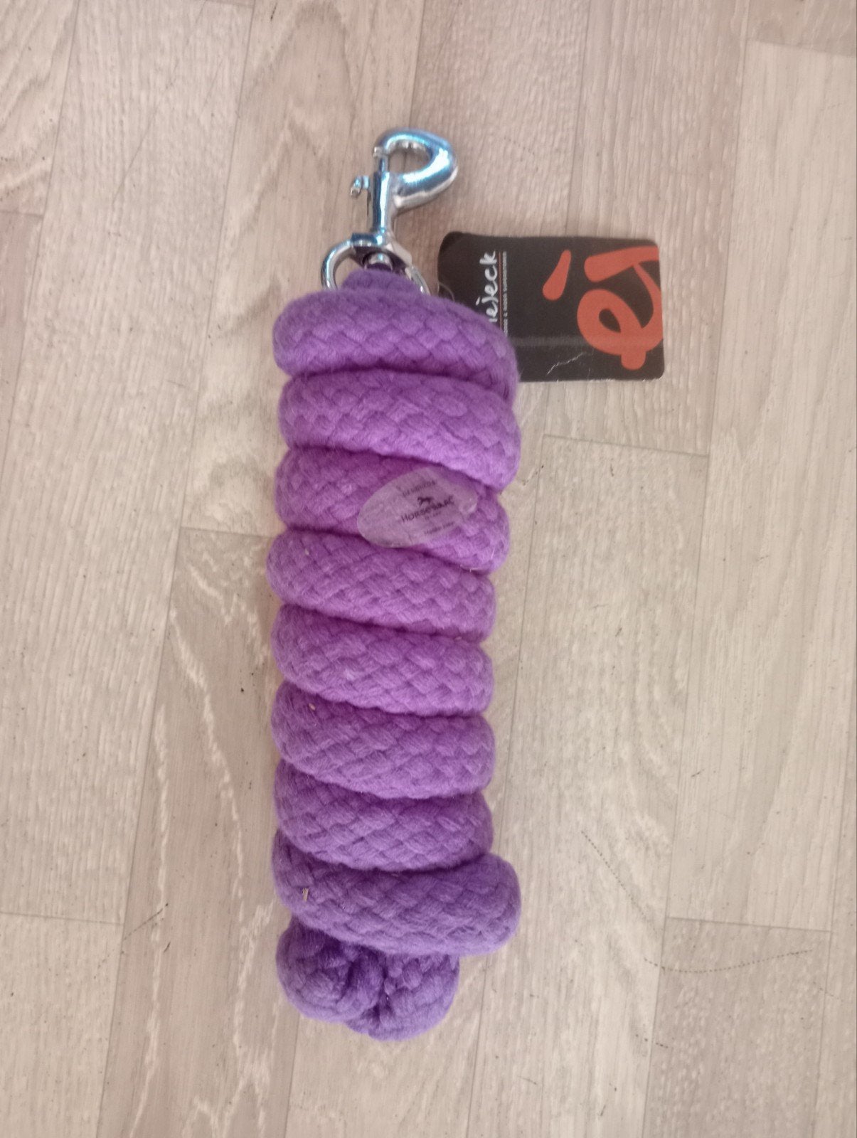 Nieuw paars Epplejeck halstertouw, Dieren en Toebehoren, Paarden en Pony's | Overige Paardenspullen, Ophalen of Verzenden, Nieuw