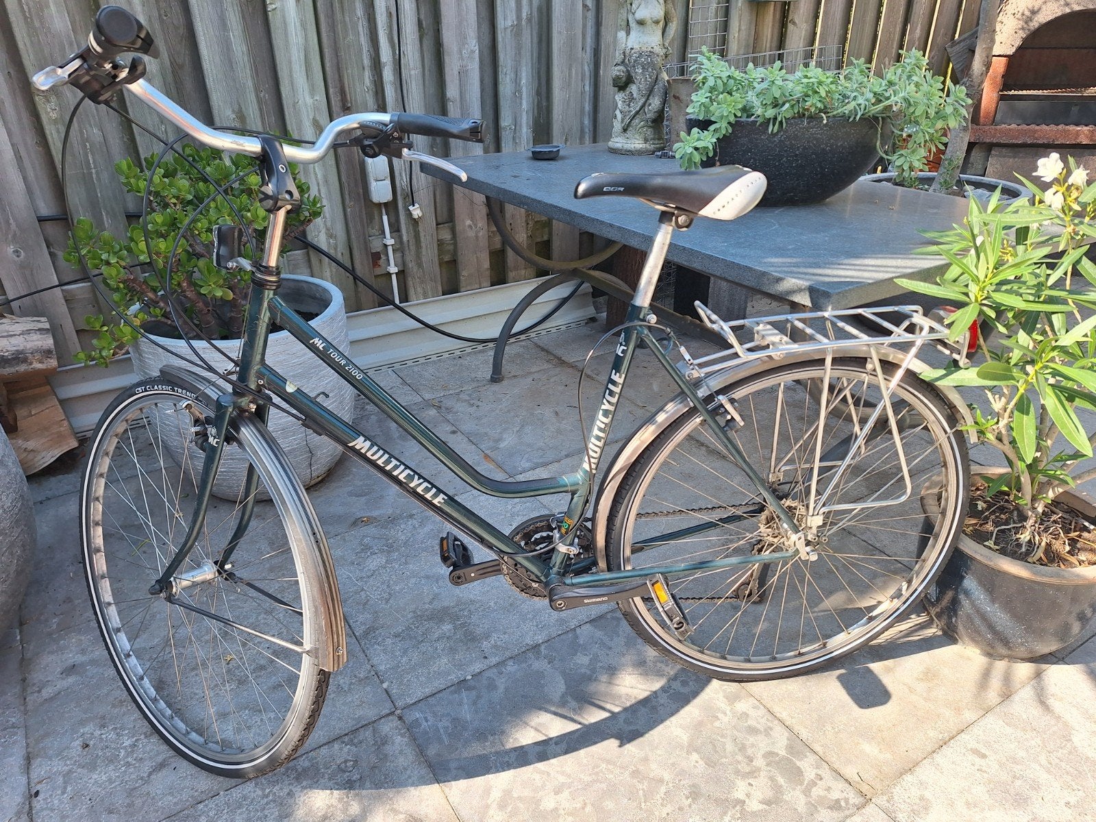 Multicycle Tour 2100 Damesfiets - Groen, Fietsen en Brommers, Fietsen | Dames | Damesfietsen, Gebruikt, Overige merken, (Extra) lage instap