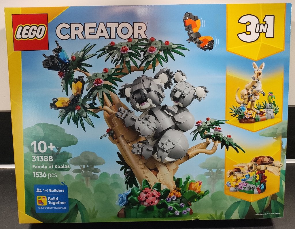 LEGO set 31388 – Wilde dieren: koalafamilie – Nieuw in doos!, Info@lego.com, Lego, Nieuw, Ophalen of Verzenden