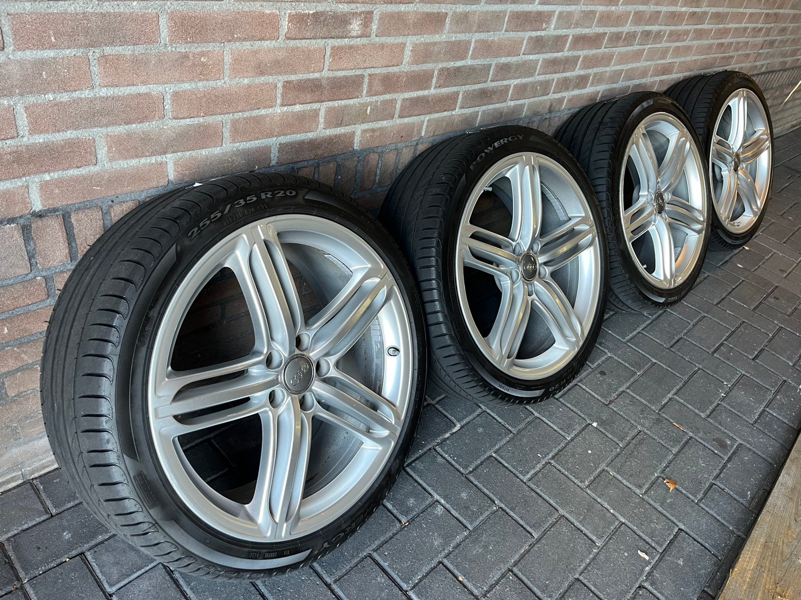 Orginele 20 inch audi velgen 5x112, Auto-onderdelen, Banden en Velgen, Ophalen, 255 mm, Banden en Velgen, Personenwagen