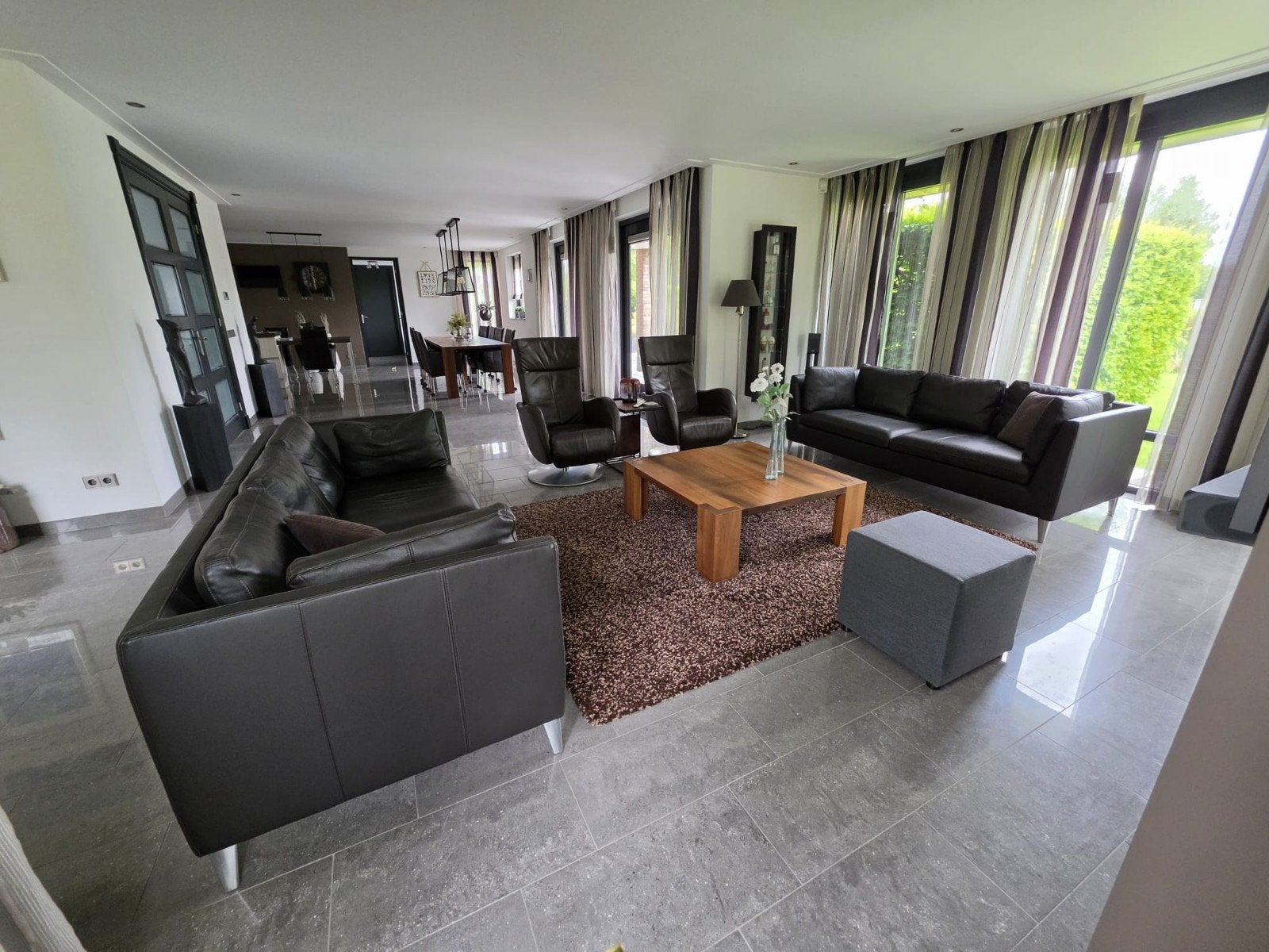 Complete inboedel ivm verhuizing, Parket, Bruin, 75 m² of meer, Ophalen of Verzenden
