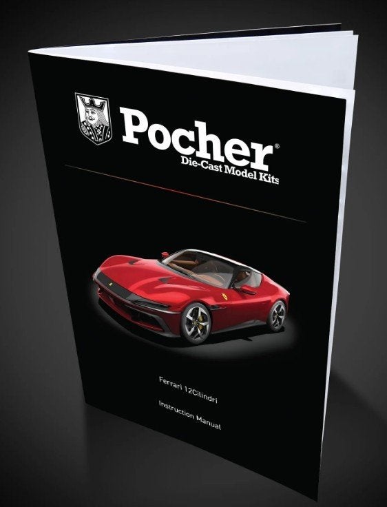 Ferrari 12 Cilindri 1:18 HK126/HK127 van Pocher PRE-ORDER, Ophalen of Verzenden, Nieuw, 1:5 t/m 1:8, Auto