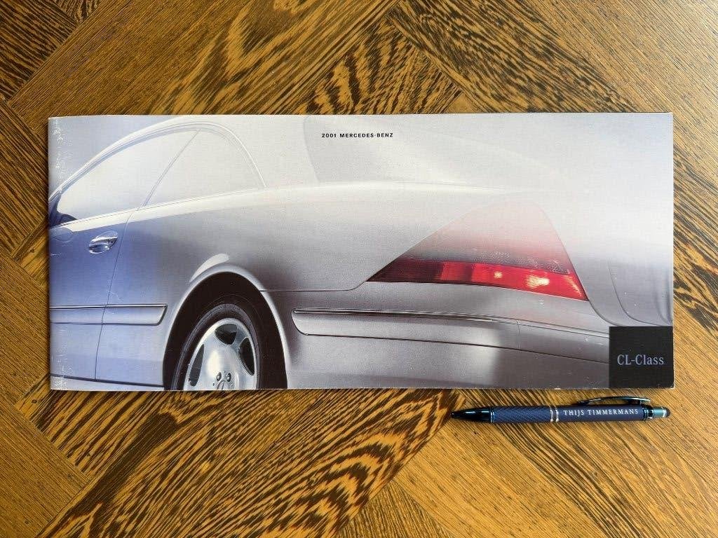 Amerikaanse brochure Mercedes-Benz CL-klasse 2000 C215 USA, Zo goed als nieuw, Mercedes-Benz, Mercedes, Ophalen of Verzenden