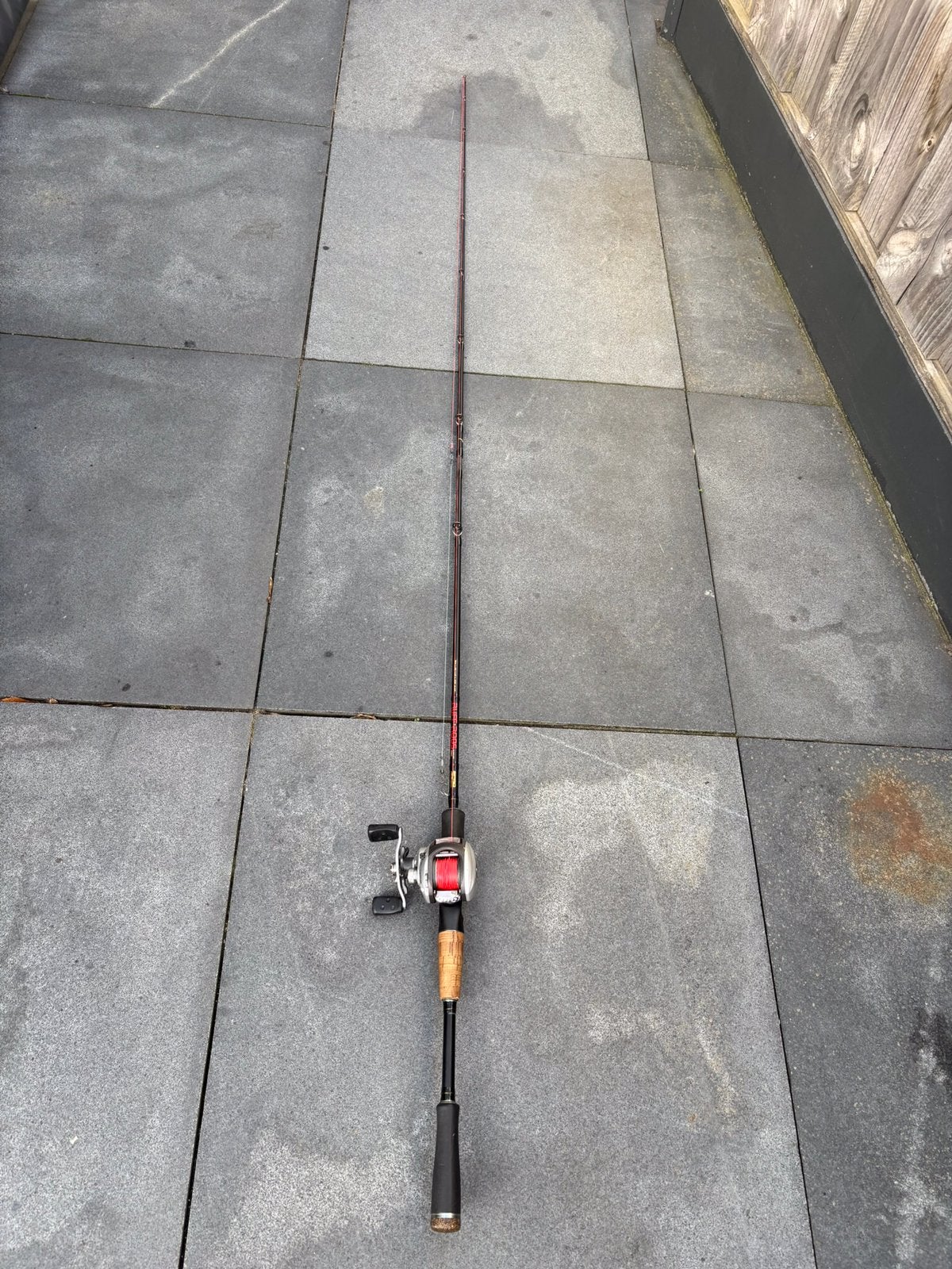 Cast en jerkbait hengel compleet, Ophalen, Gebruikt, Complete set