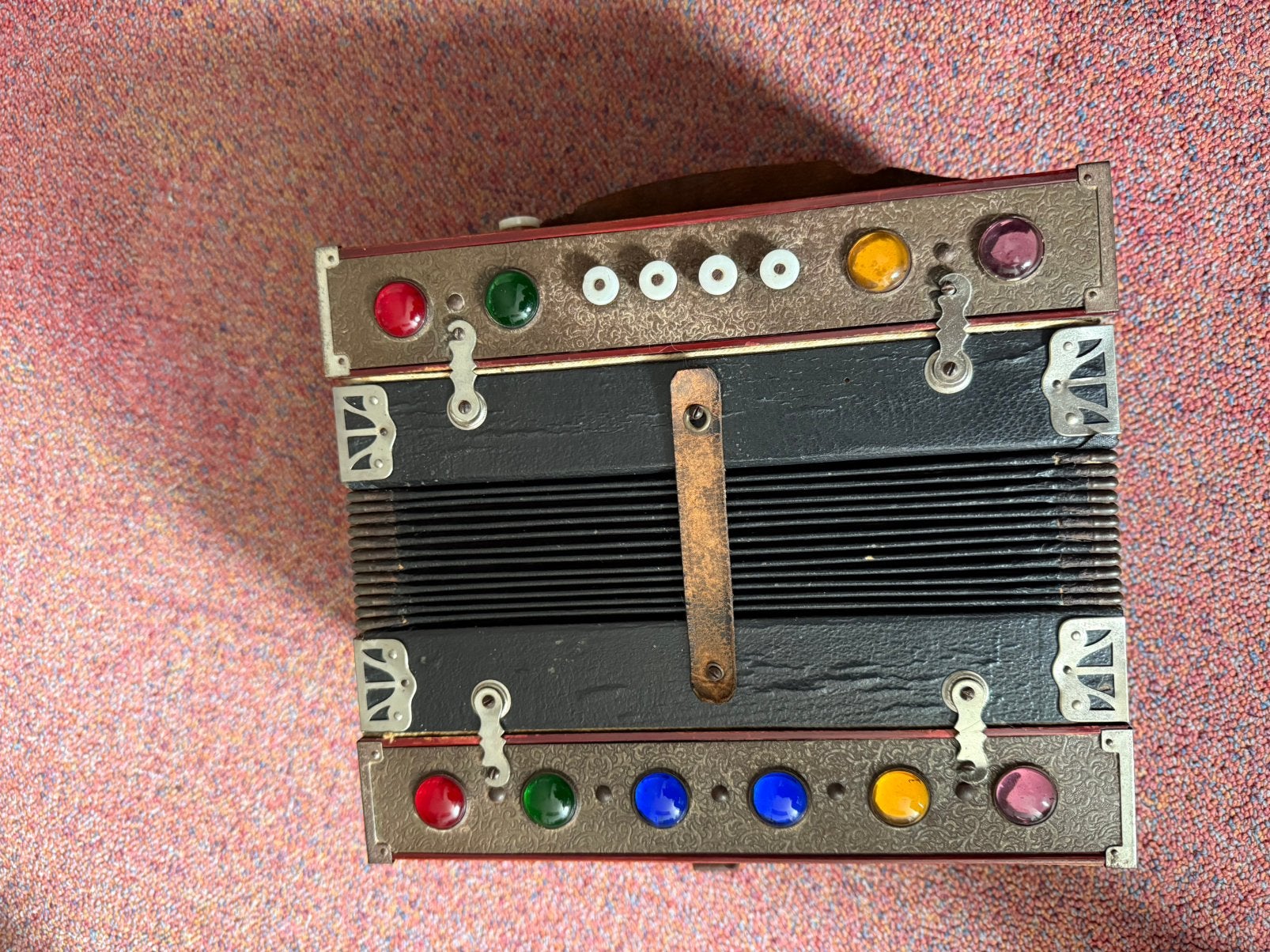 Antieke trekzak, Muziek en Instrumenten, Ophalen of Verzenden, Gebruikt