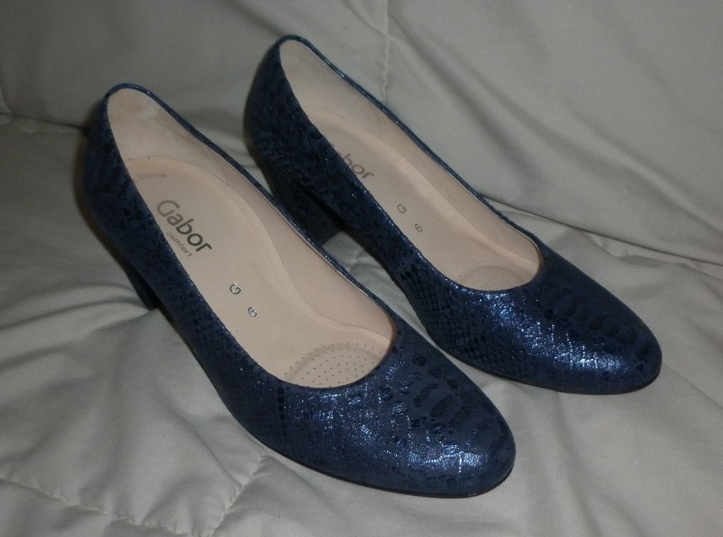 pumps  met laag hakje  maat  39  merk:   Gabor, Kleding | Dames, Schoenen, Pumps, Blauw, Gabor, Nieuw
