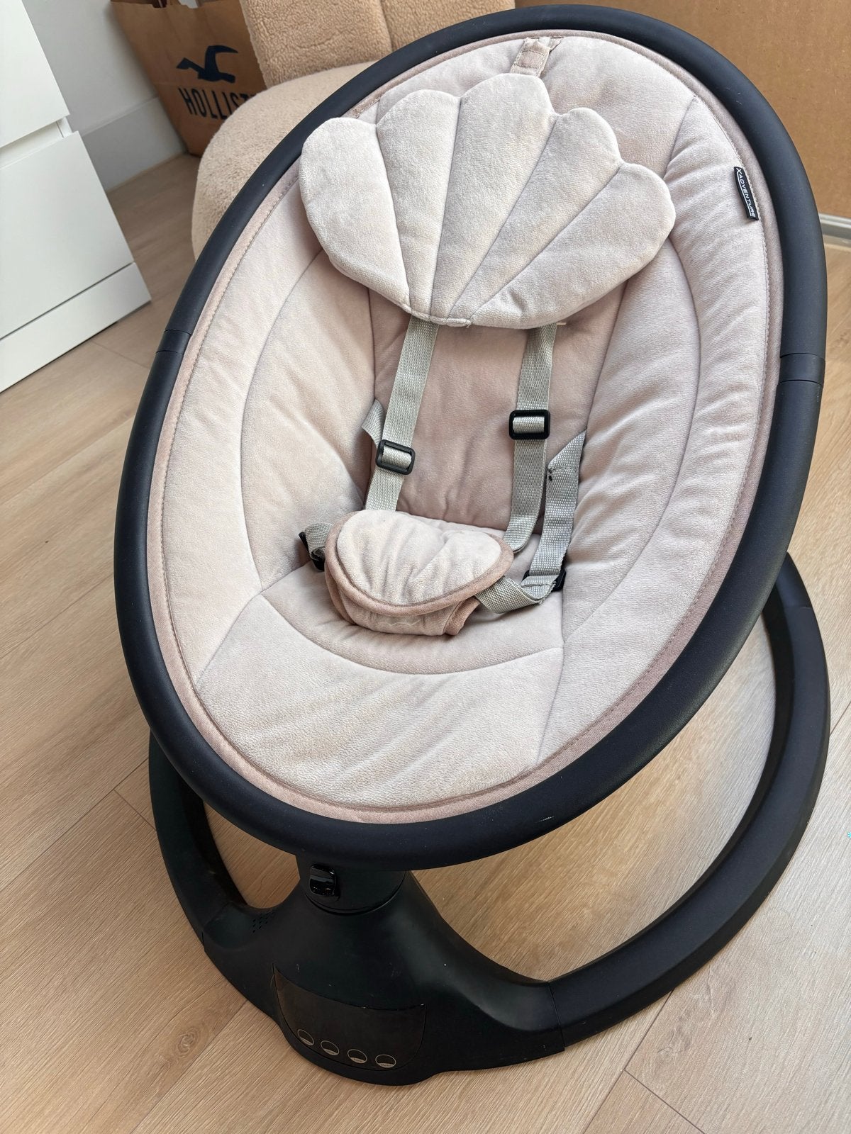 XAdventure Baby Schommelstoel - Beige, Ophalen of Verzenden, Gebruikt