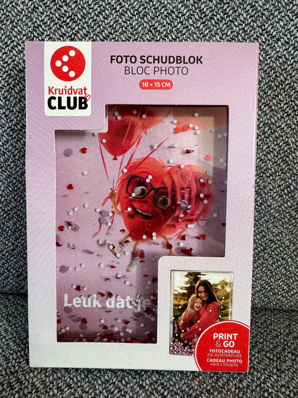Kruidvat Club Foto Schudblok 10x15 cm, Met glas, Overige typen, Nieuw, Ophalen of Verzenden