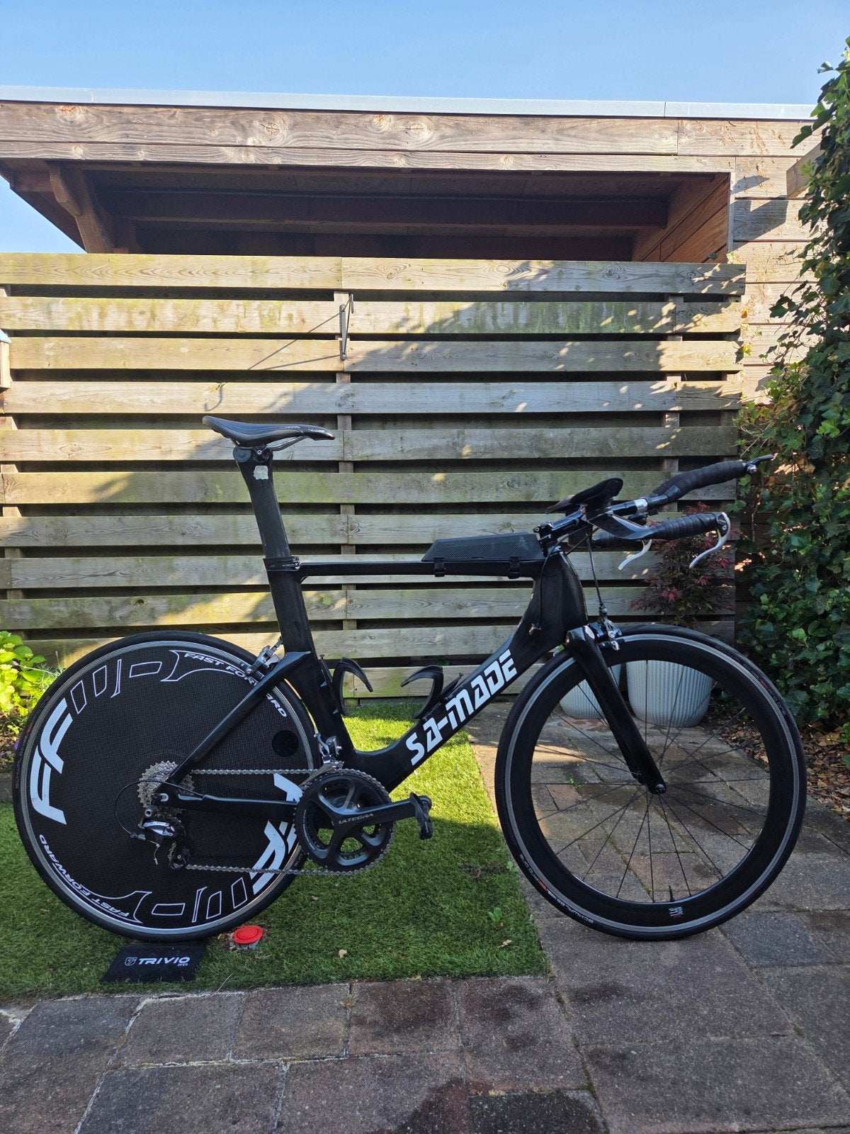 Tijdritfiets maat 56, Carbon, Zo goed als nieuw, Meer dan 20 versnellingen, 53 tot 57 cm