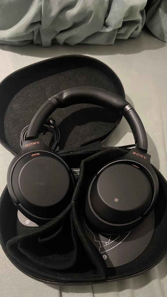 Sony WH-1000XM3 Draadloze Noise-Cancelling Hoofdtelefoon, Ophalen of Verzenden, Zo goed als nieuw, Over oor (circumaural), Sony