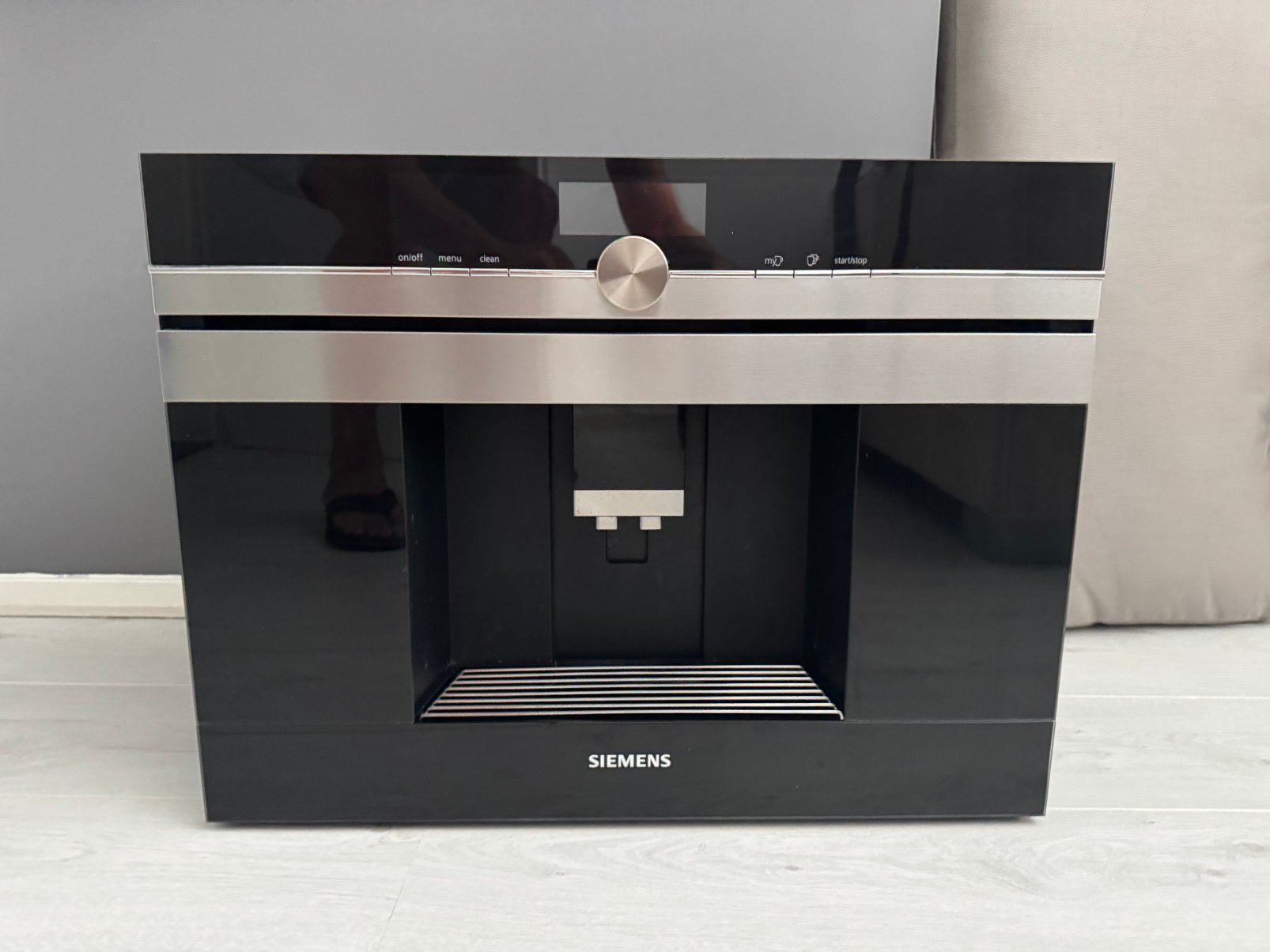 Siemens inbouwkoffiemachine, Ophalen, Afneembaar waterreservoir, Gebruikt, 10 kopjes of meer