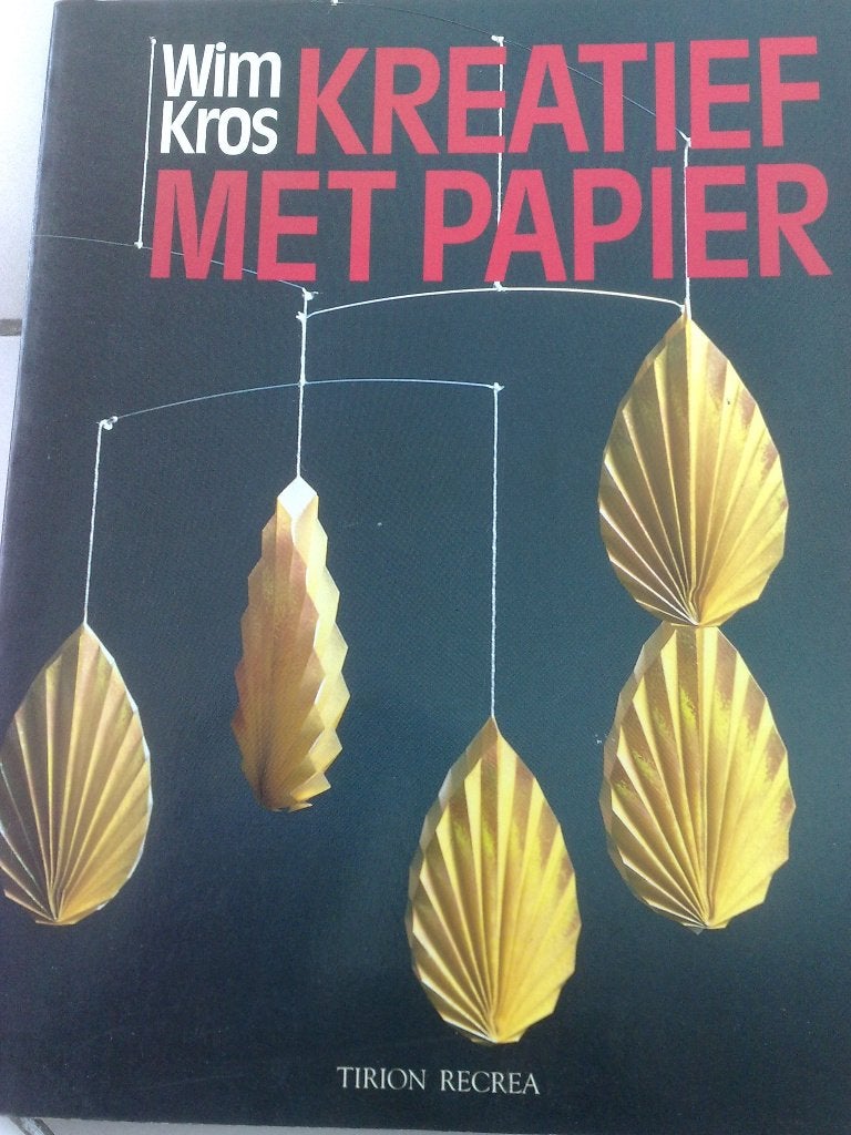 Een leuk boek over Kreatief met papier - wim kros, Hobby en Vrije tijd, Verzenden, Overige typen