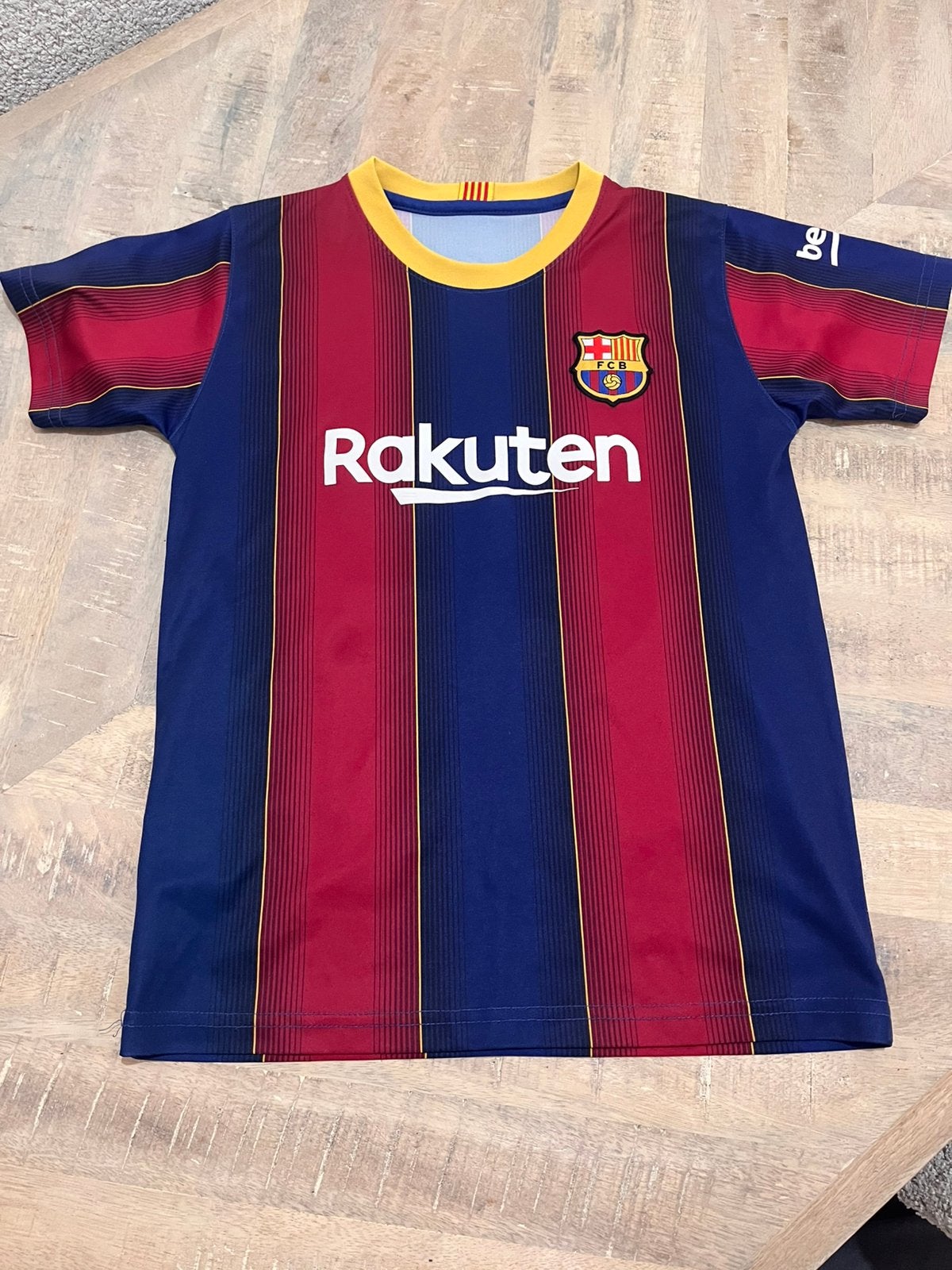 Barcelona shirt maat 10, Maat XS of kleiner, Ophalen of Verzenden, Gebruikt, Shirt