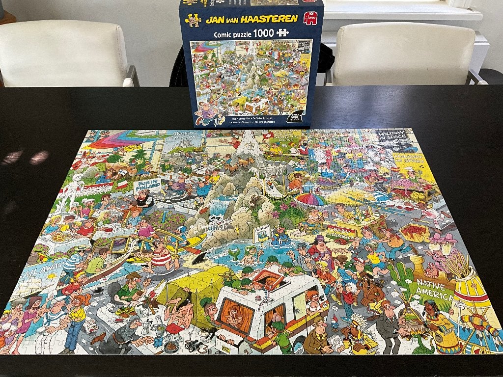 Jan van Haasteren comic puzzle, Ophalen, 500 t/m 1500 stukjes, Zo goed als nieuw, Legpuzzel