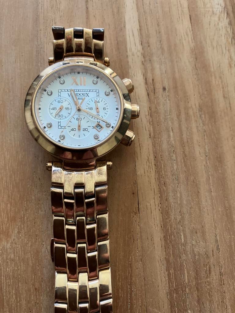 Vendoux horloge, Sieraden, Tassen en Uiterlijk, Horloges | Dames, Ophalen, Zo goed als nieuw, Staal, Overige merken