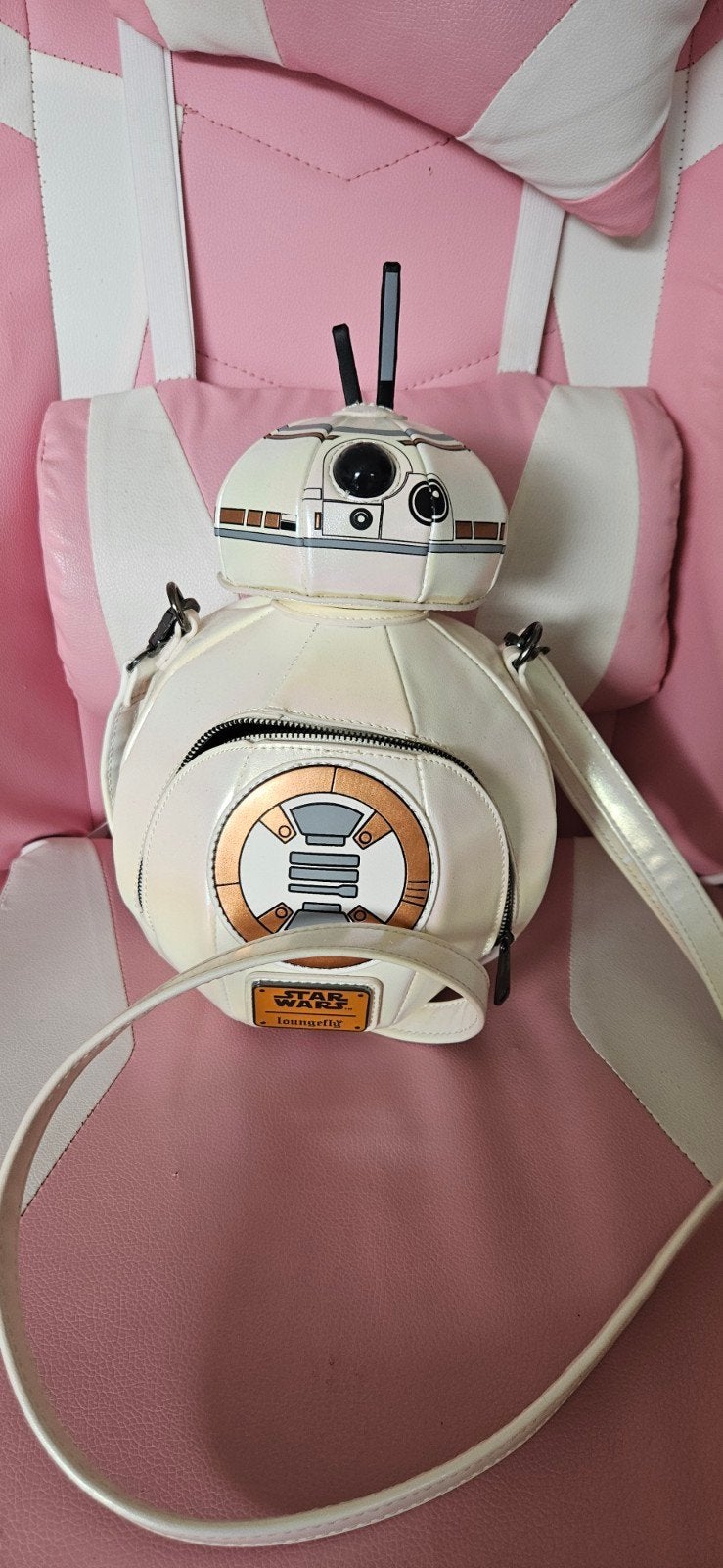 Loungefly Star Wars BB-8 Tas, Ophalen of Verzenden, Nieuw, Wit, Schoudertasje