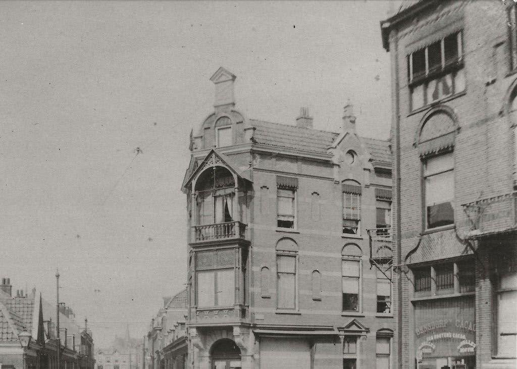 Utrecht Drogisterij Recl Benschop Cacao en bakkerswagen Foto, Ophalen of Verzenden, Voor 1920, Ongelopen, Utrecht