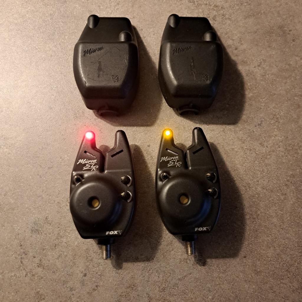 Vintage Fox micron STR color piepers, met afdek beschermkap., Ophalen of Verzenden, Gebruikt, Overige typen